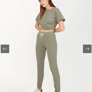 Mate the Label Organic Terry Classic Jogger Sage